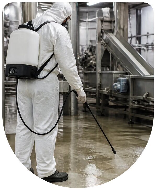 Профессиональная дезинсекция производственного цеха в Советской Гавани