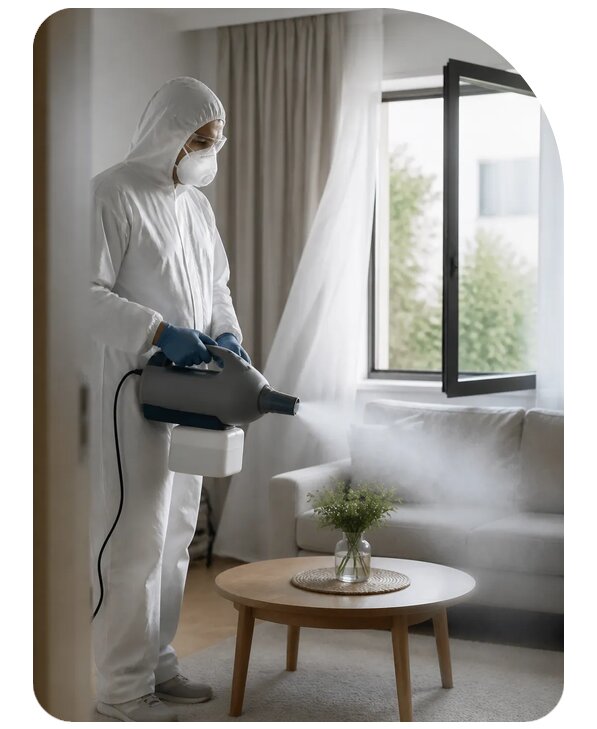 Дезодорация дома под ключ в Советской Гавани по цене от 5558 р. | Сенат-Свс
